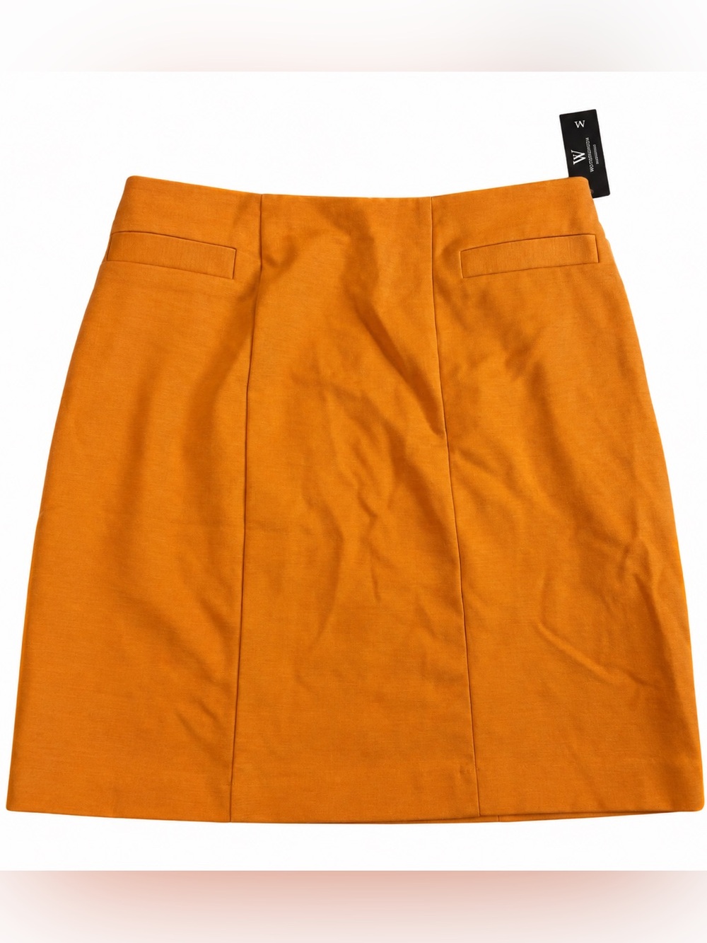 Worthington Bold Orange Mini Skirt
